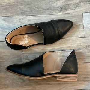 Catherine Malandrino Black Leather Booties